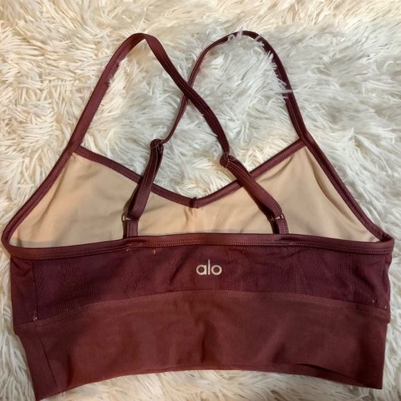 SOLD Alo Lavish Rose Mesh Bra Size Small EUC - Picture 4 of 4